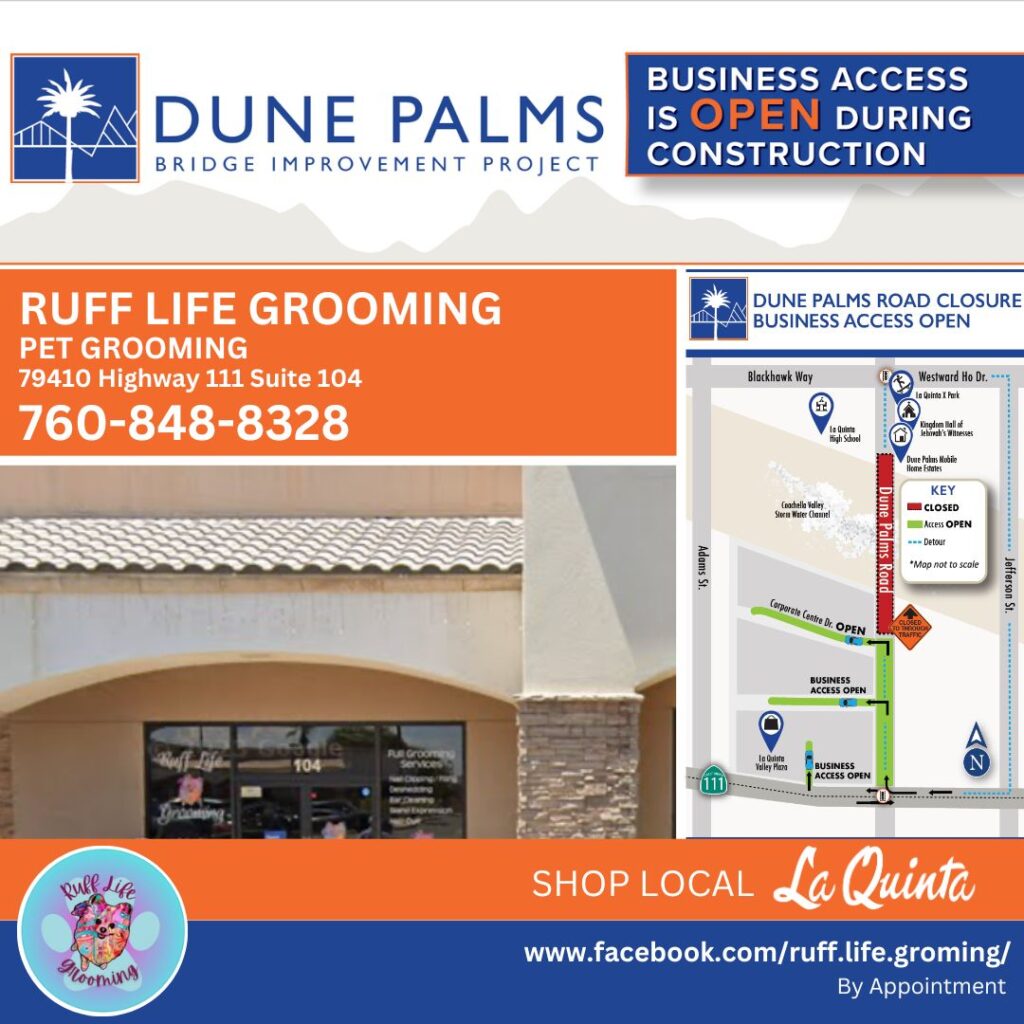 Ruff Life Grooming | Pet Grooming | 79410 Highway 111 | Suite 104