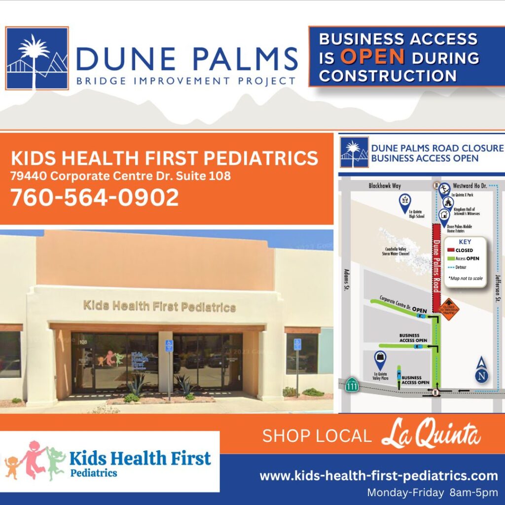Kids Health First Pediatrics | 79440 Corporate Center Drive | Suite 108