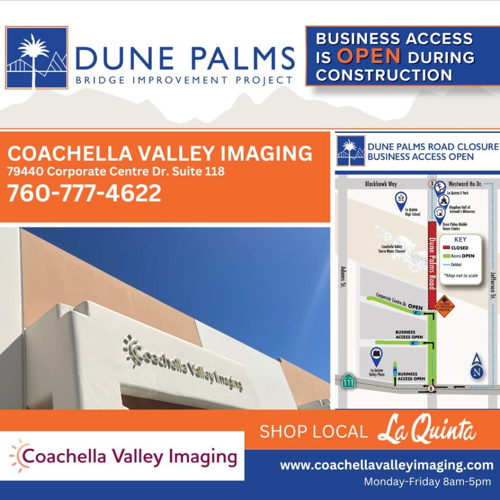 Coachella Valley Imaging | 79440 Corporate Center Drive | Suite 118